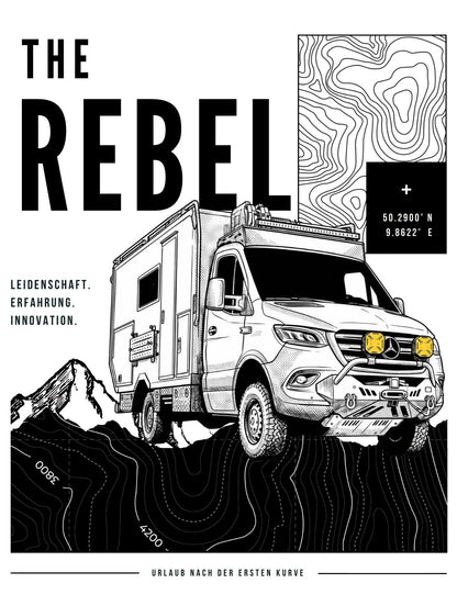 RHÖN CAMP "REBEL" T-Shirt Limited Edition